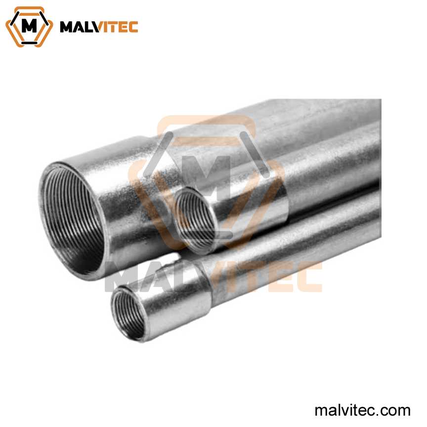 TUBO CONDUIT ACERO GALVANIZADO IMC 1/2 X3MTS, UL