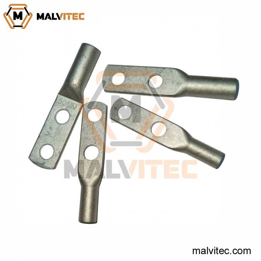 TERMINAL A COMPRESIÓN TIPO DOBLE OJO CU/ES. 16MM2