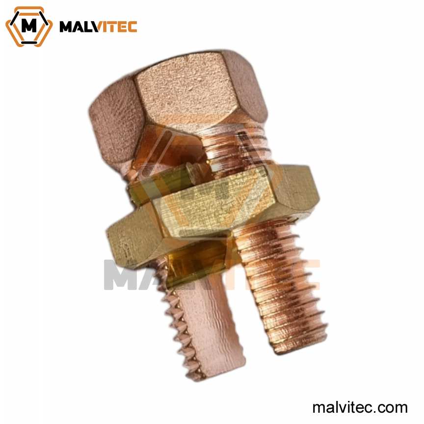 CONECTOR PERNO PARTIDO-SPLIT BOLT DE COBRE 70MM2