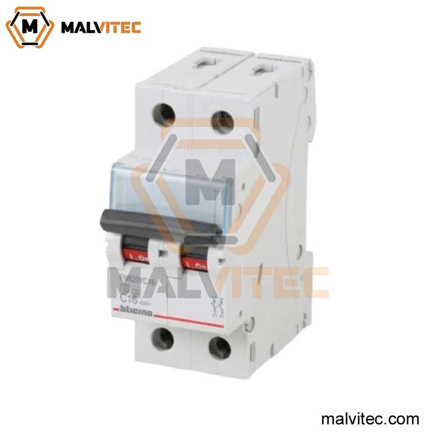 INTERRUPTOR TERMOMAGNÉTICO 2X20A 220V-10KA BTICINO LEGRAND