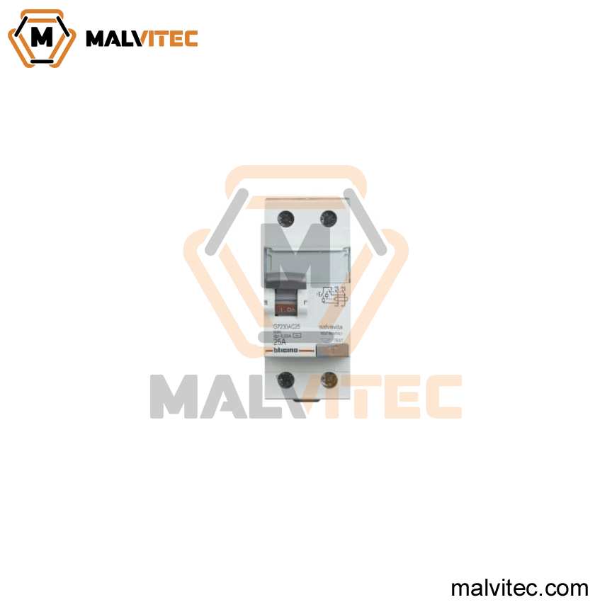 INTERRUPTOR DIFERENCIAL 2X40A 30MA 230V BTICINO LEGRAND