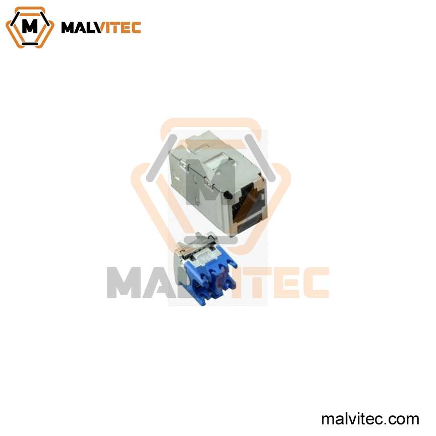 JACK RJ45 CAT6A ROJO/NEGRO/BLANCO/AZUL