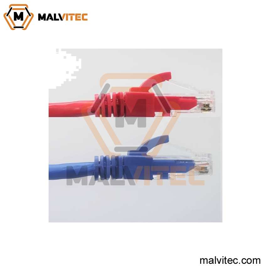 PACHCORD CAT6A LSZH ROJO/NEGRO/AZUL 1MTS