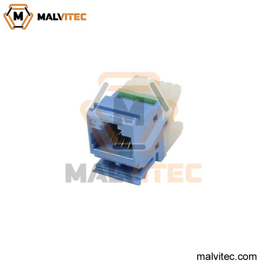 JACK RJ45 CAT6 ROJO/NEGRO/AZUL