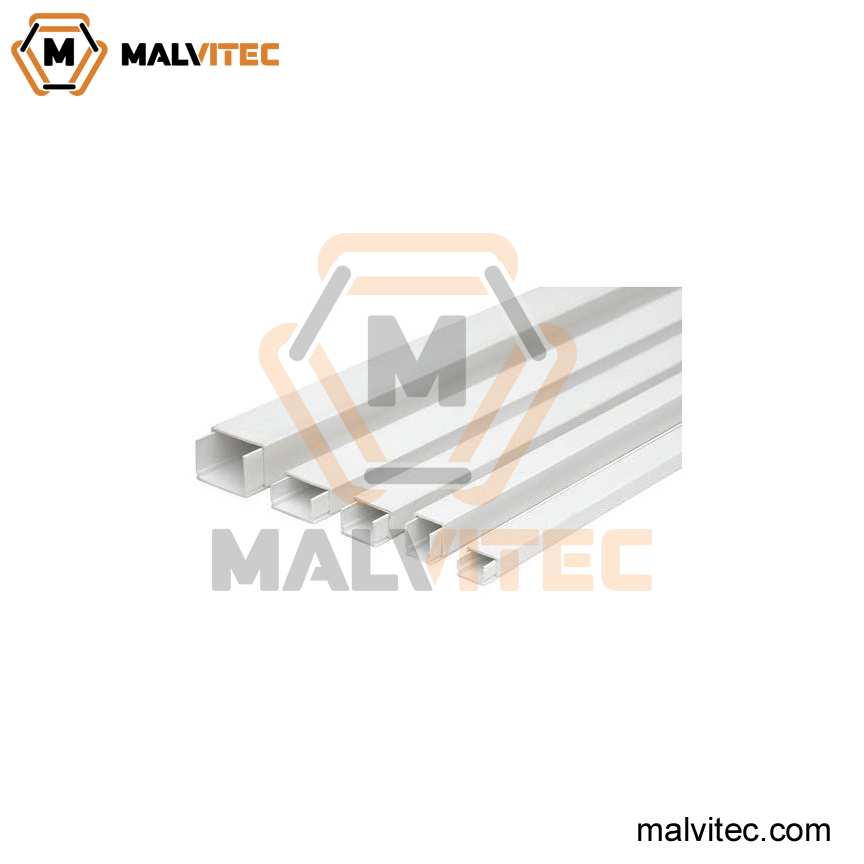 CANALETA BLANCA CERRADA 39X19 X 2MTS