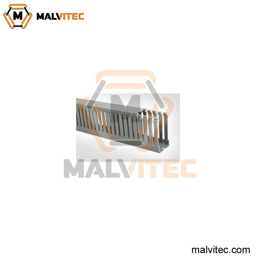 CANALETA RANURADA GRIS 60X25 X 2MTS