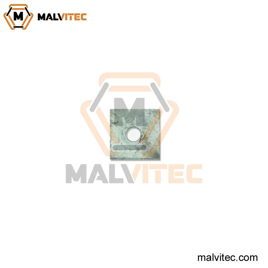 ARANDELAS CUADRADA PLANA 5MM X75X75 18MM