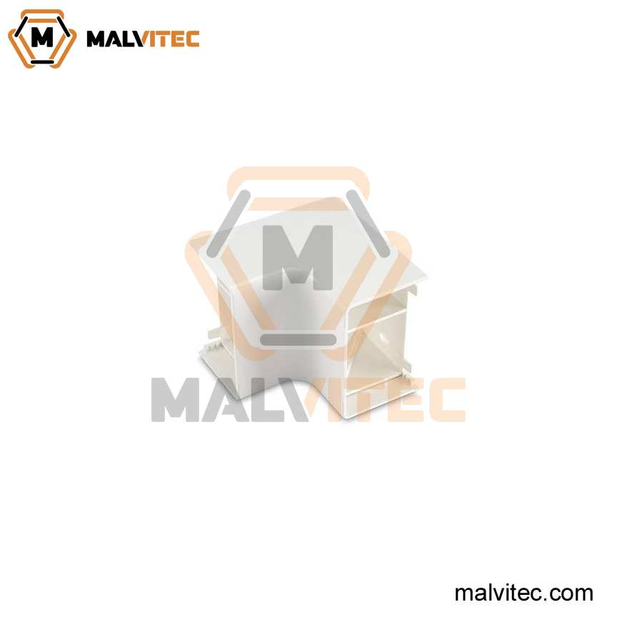 ACCESORIO DE CANELETA 40X40 ANGULO INTERNO