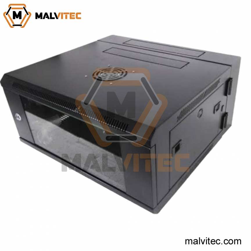 GABINETE DE 9RU 60X60X50 PUERTA DE VIDRIO