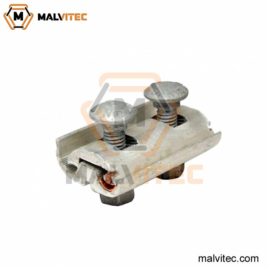 CONECTOR DOBLE VIA BIMETALICO AL-CU 16-120MM 2 PERNOS