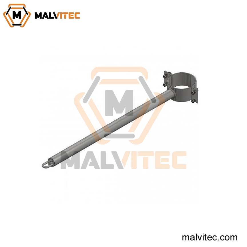 CONTRAPUNTA DE A.G. DE 38MMX120 C/ABRAZADERA DE 130MM